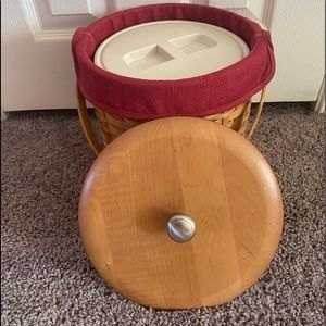 Longaberger ice basket bucket